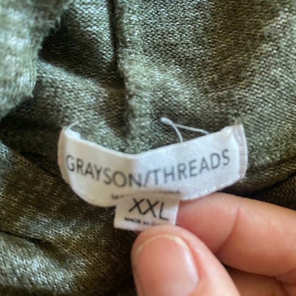 Grayson Threads long sleeve camo green hoodie. Size XXL - Picture 5 of 6